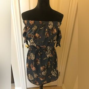 Hint of Blush Off the Shoulder Dress - Size Small
